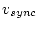 $v_{sync}$